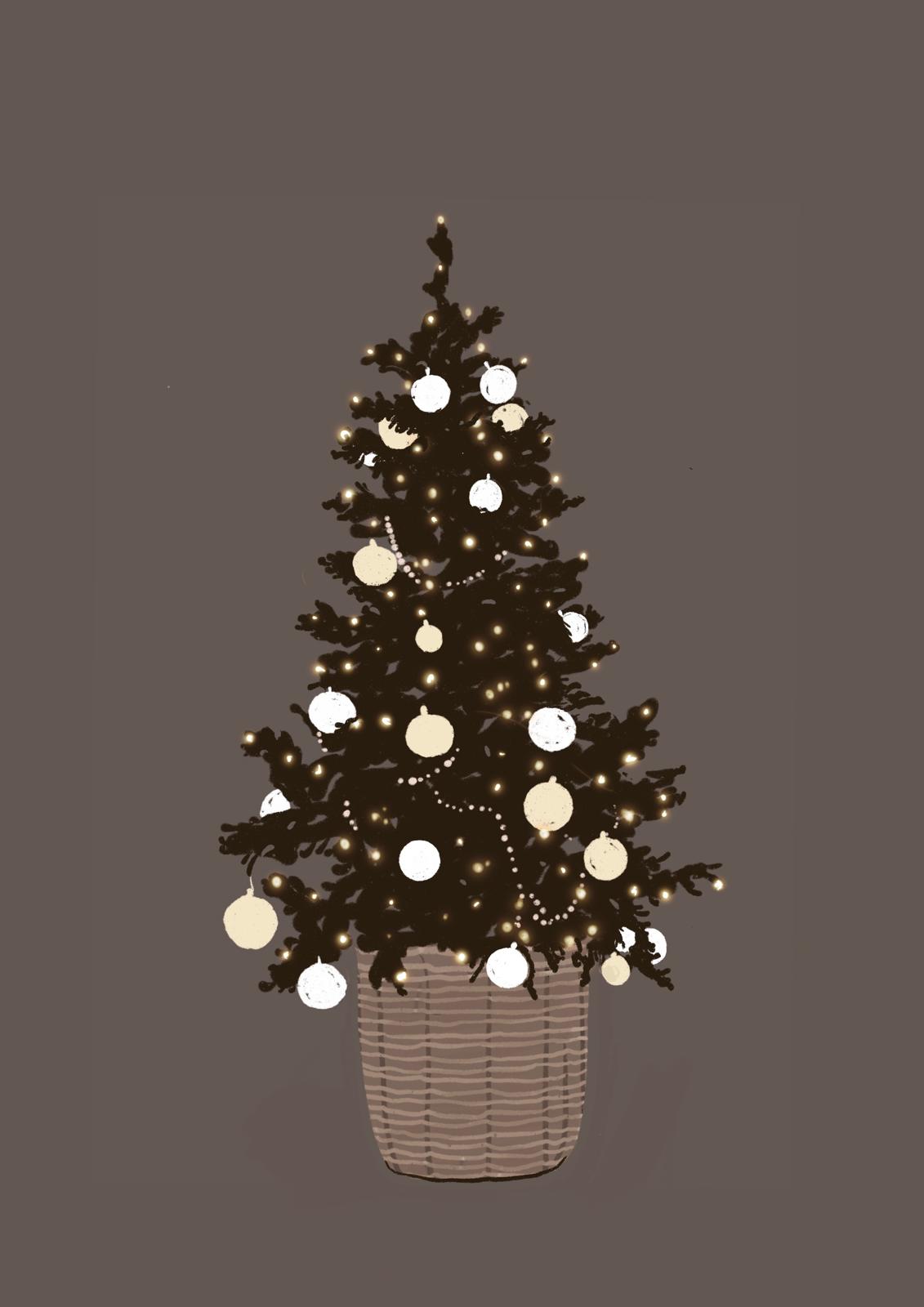 Winter Christmas Tree