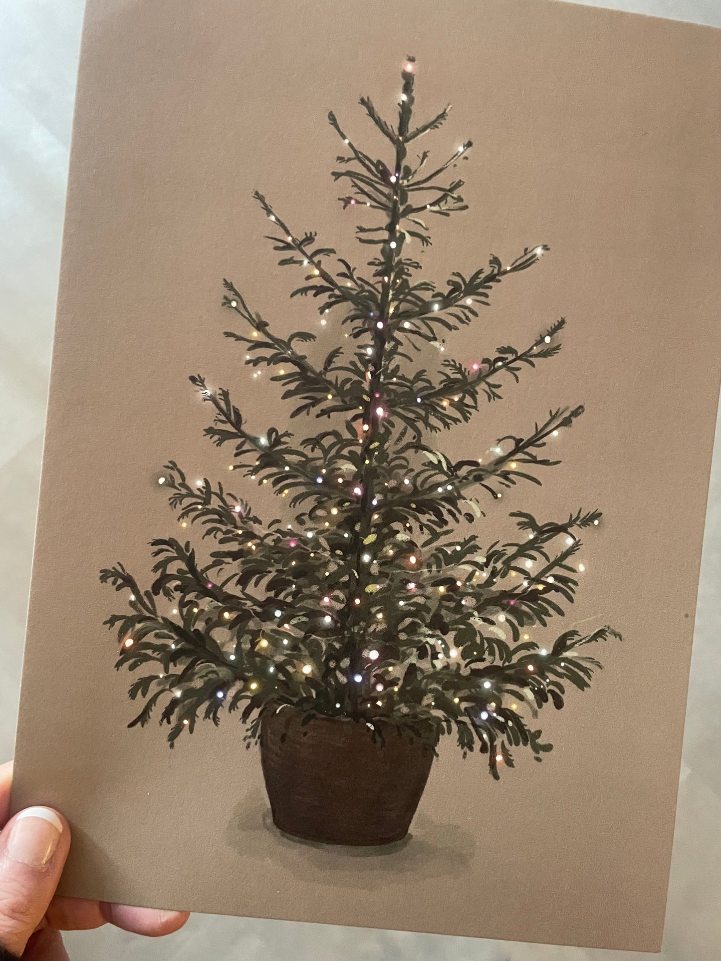 Christmas tree color lights