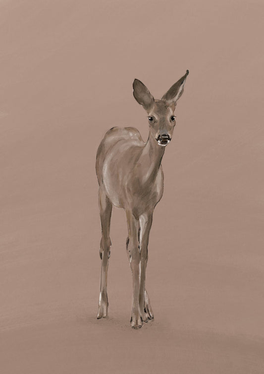 Winter Deer