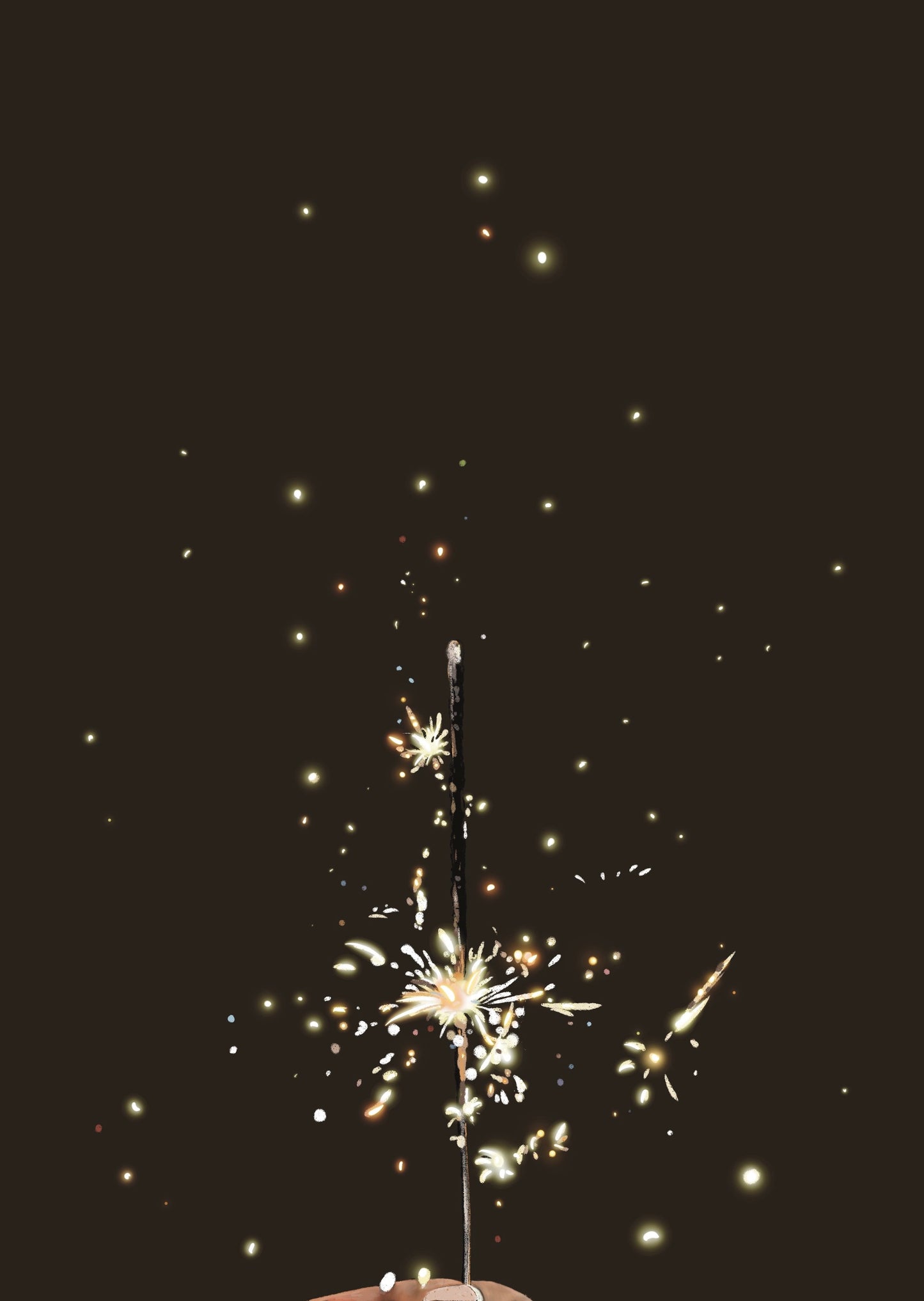 Winter fireworks