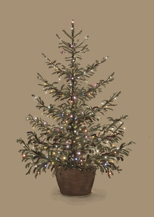 Christmas tree color lights